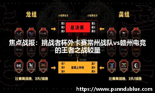 焦点战报：挑战者杯外卡赛常州战队vs赣州电竞的王者之战较量